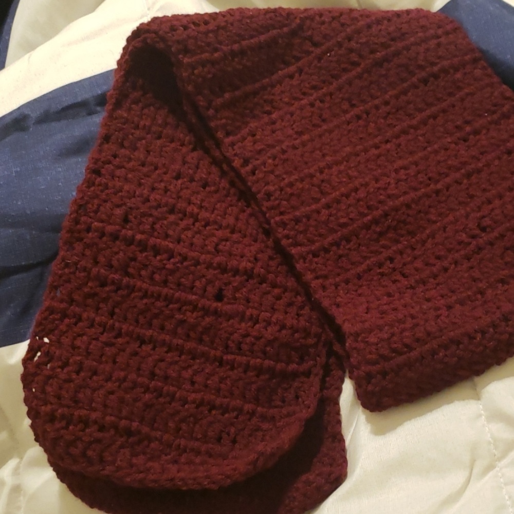 Burgundy Scarf